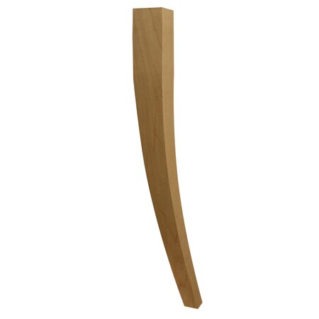 Osborne Wood Products 17 x 1 3/4 Curved Chair Leg in Soft Maple 6200M